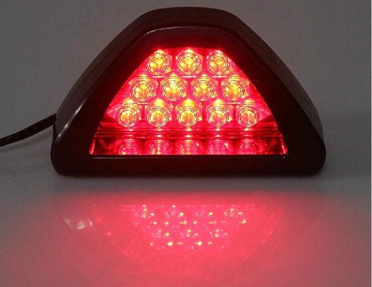 Universal LED Triangle Brake Light for Cars & Motorcycles