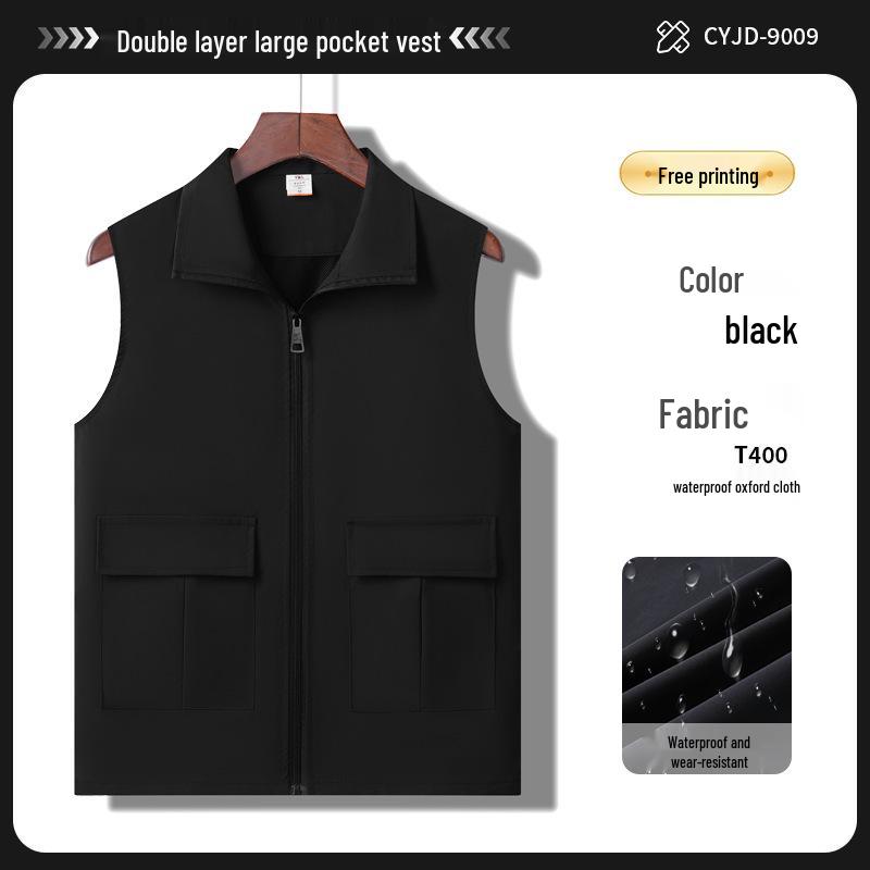 Customized Volunteer & Guide Vests with Logo for Supermarkets & Storage Activities