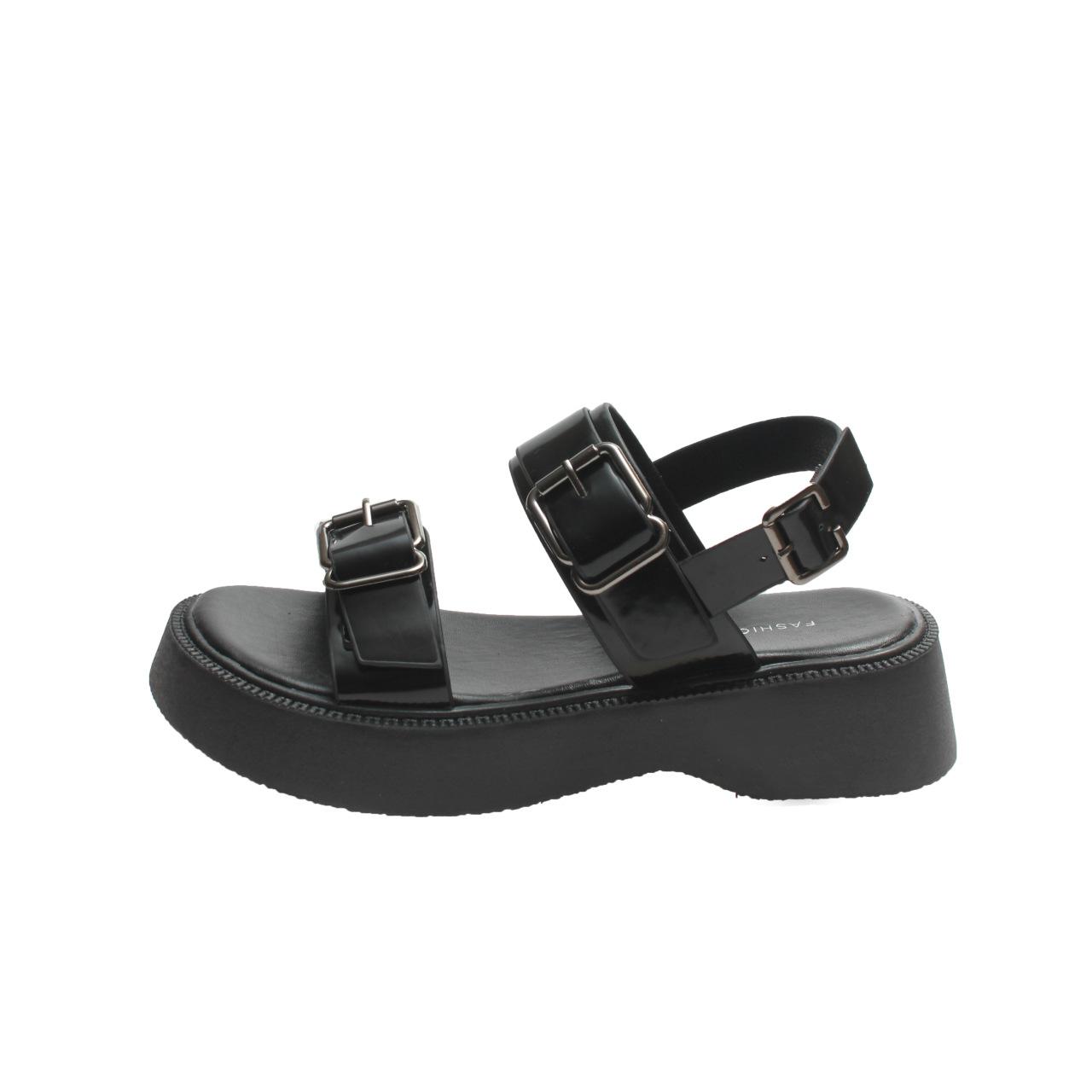 

Ladies Fashion Retro Platform Sandals 40 чорний