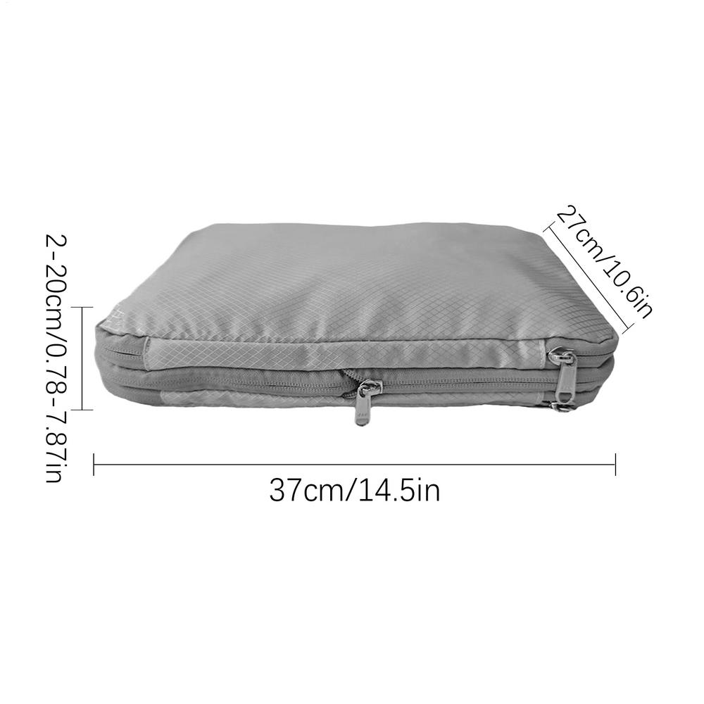 Compression Bags For Travel Vacation Packing Organizers Waterproof Space Saving Double-Sided Bags Pouch For Trip Moving Luggage