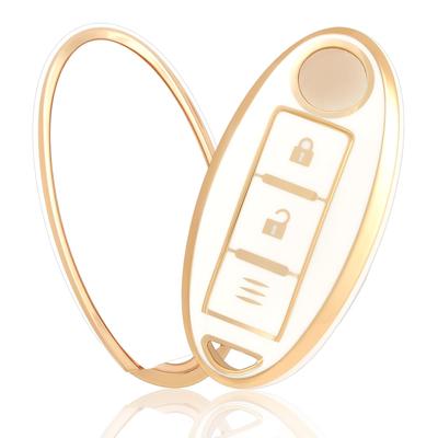 OFF WE GO TPU Car Key Shell Key Cover, Compatible with Nissan New Notebook,