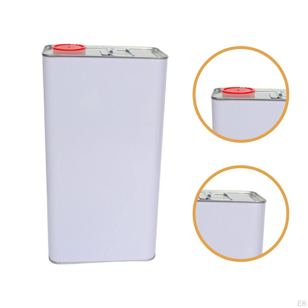 Pusta Puszka po Farbie Metalowe Wszechstronne Wiadro Pojemnik do Przechowywania na Materiały Plastyczne DIY Powłoki Dom