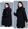 Women's Mid-length Quilted Cotton Coat: 2024 Winter Loose Plus Size, Thickened & Padded Jacket
