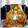 Die Simpsons Cartoon Decke, Kurzer Plüsch Niedliche Warme Decke, Wohnzimmer Heimdekoration Sofa Vier Jahreszeiten Reisen