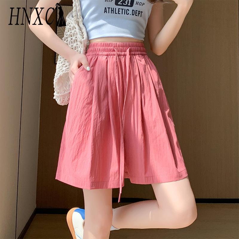 

HNXC Женские модные повседневные летние весенние шорты XL роза розовый