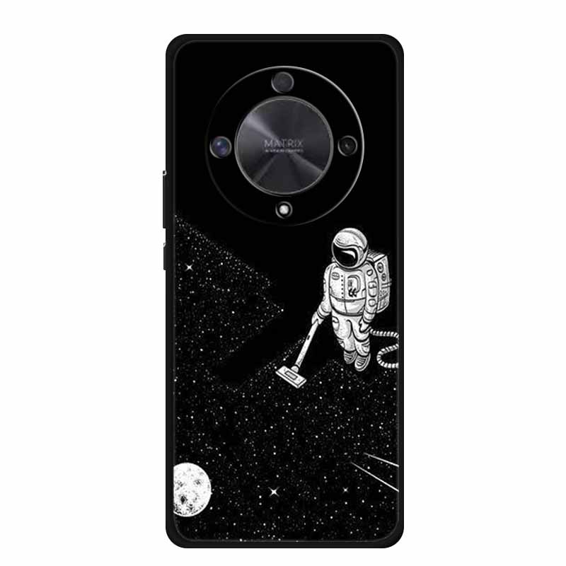 Gift Phone Cases for Honor X9a TPU Soft Silicone Back Cover for Huawei Honor X9 X 9A Funda Honor X9b X 9 a b Coque Spaceman Moon