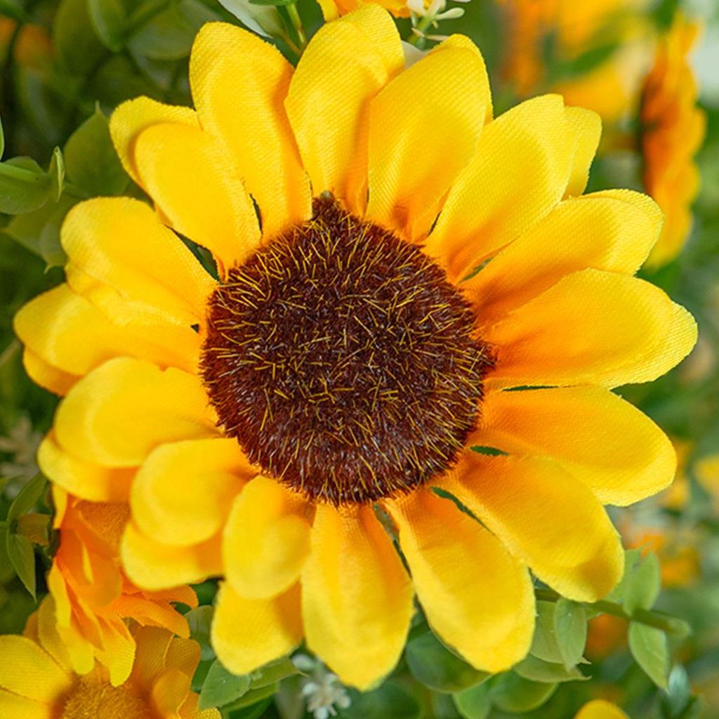 Spring Artificial Flowers: Small Daisies, Sunflowers, and Lavender for Outdoor Garden and Home Decor