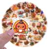 110pcs Suitcase Stickers Waterproof Stickers Scooter Computer Tablet Cartoon Decoration