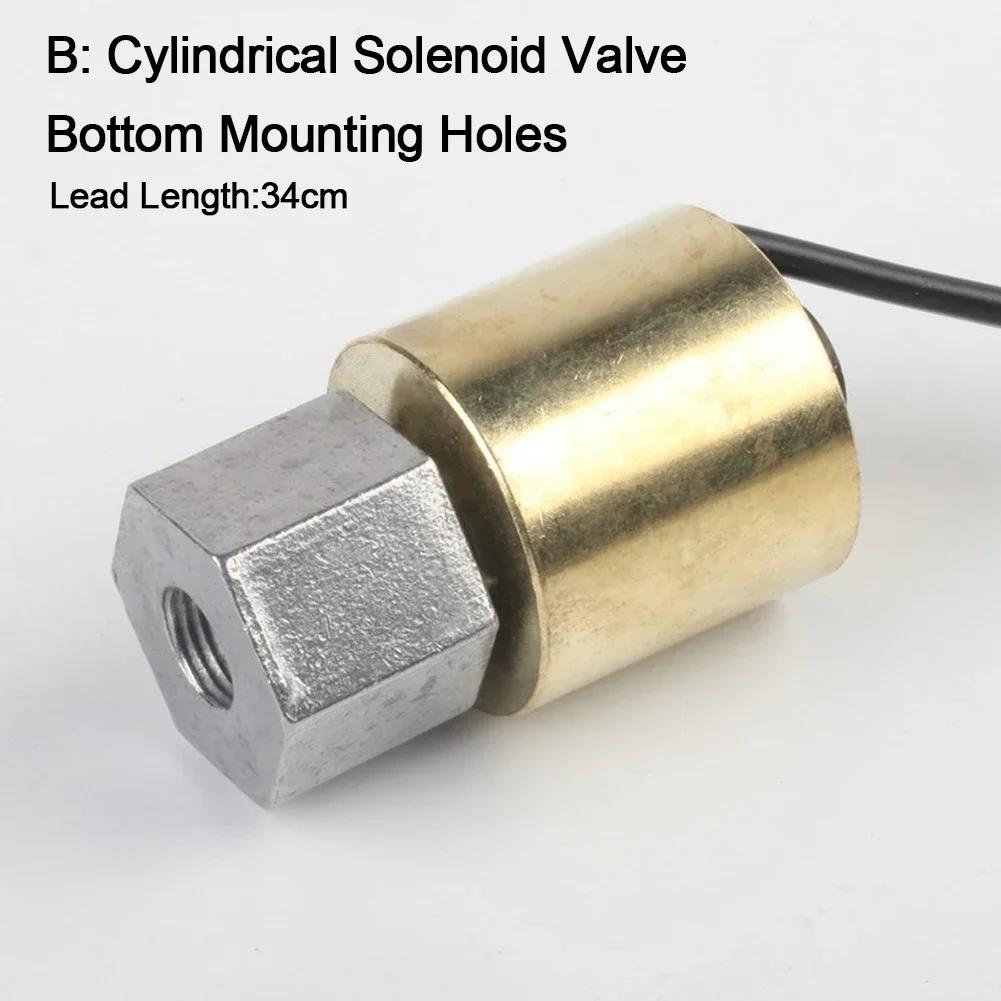 Air Pump Compressor Solenoid Valve Control Exhaust Check Valves Silent Oil-free Cast Aluminium Air Tools Parts