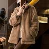 Trendy Korean-Style Women's Autumn/Winter Hoodie Jacket: Casual, Slimming, Loose-Fit, Warm, Versatile, and Fashionable.