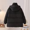 Women Winter  Plus Size  Parka    Loose Sweet Fashion Oversized Hooded Thicken Warm Cotton-padded Coat