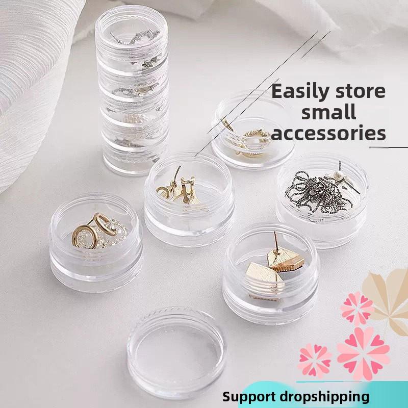 Multi-layer Portable Exquisite Superimposed Jewelry Storage Box