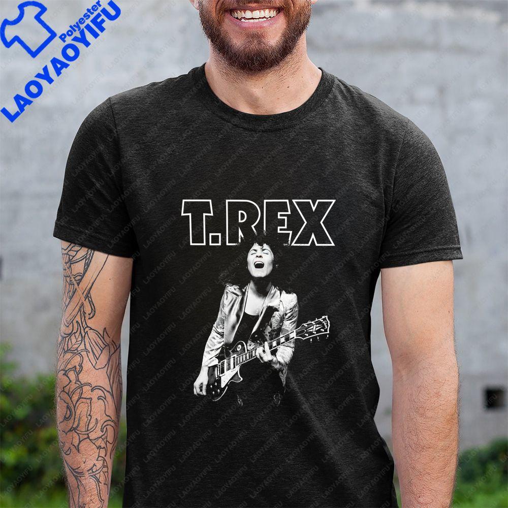TRex Band Unique Fashion Casual Trendy MultiFunctional ShortSleeved TShirt for Both Unisex and WoUnisex with Round Neck