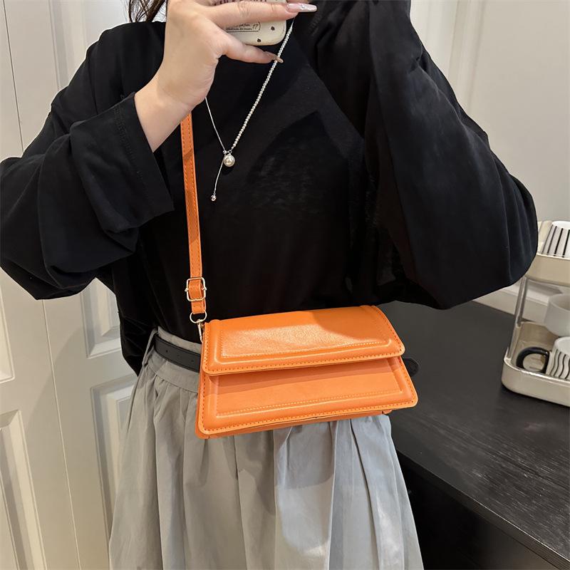 Premium Sense Small Bag Women 2025 New Trendy Versatile Shoulder Messenger Bag Ins Fashion Popular Niche Small Square Bag