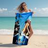Personalized customized proof beach towel with Ice Age Dawn of the Dinosaurs pattern - soft, absorbent,quick-drying,perfect swimming,camping&bathing