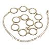 Meier Metal waist chain sexyeasiest for match body chain stylish large ring light body thin belt