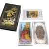 New Plastic Rider Waite Tarot Hot Stamping Gold Foil Tarot Exquisite Board Game Divination Cards For Collection