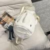 Cartable nouveau requin créature monstre créative sac à dos hommes et femmes dessin animé mignon sac à dos personnalité drôle étudiant célébrité Internet tendance sac d'école