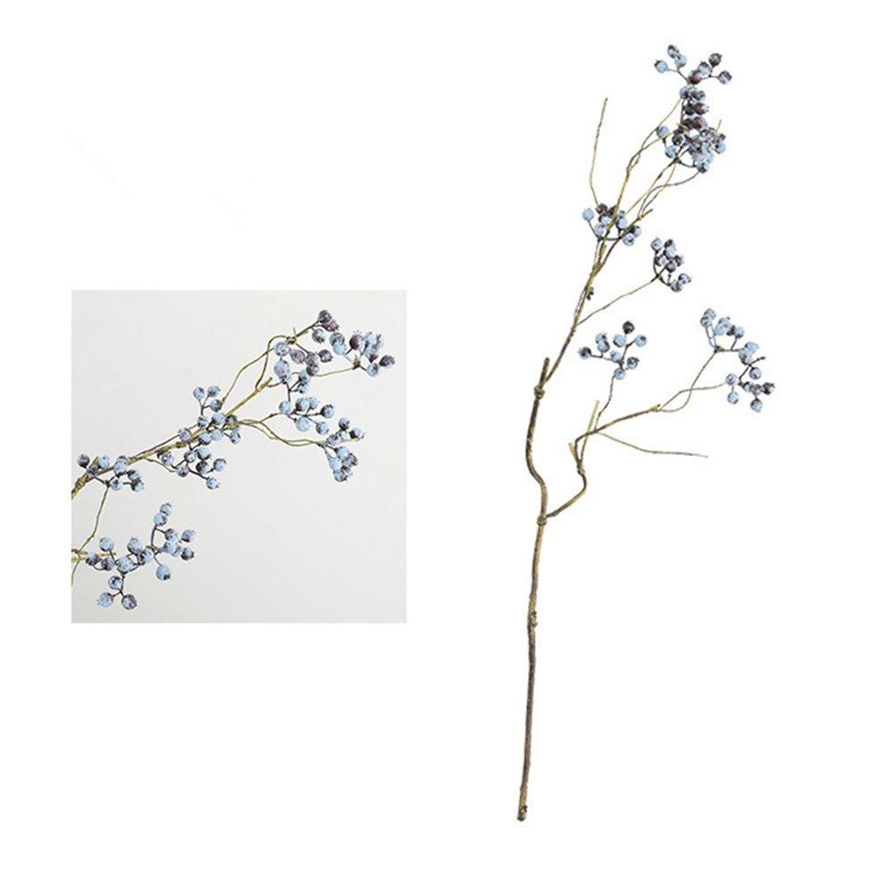 Simulation Cranberry Fake Flowers Home Decor Berries Christmas Wedding Party Table Decoration DIY Artificial Blueberry Branches
