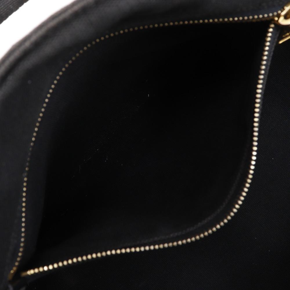 Prada Kanapa GM Handbag B1872O Bijou Studs Tote Bag NERO Black Canvas Women Used