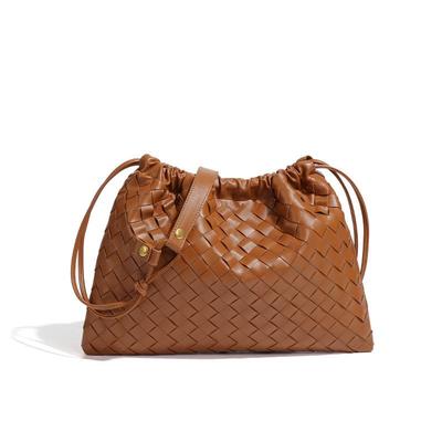 Lucky Bag, Single-shoulder Women's Bag, Hand-woven Bag, Crumpled Cloud Bag, Fashionable, Trendy and Retro Crossbody Bag