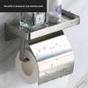 304 Stainless Steel Toilet Paper Holder with Phone Shelf