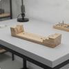 Easy to Use Wooden Bracelet Shaping Base | Carved Support Sections, Sizing form,