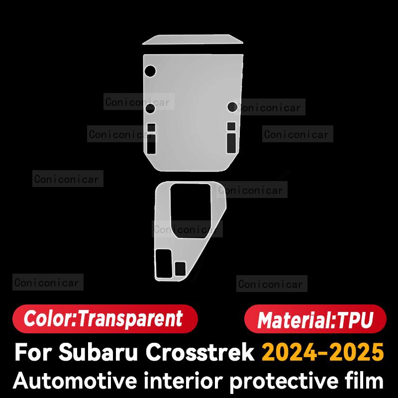 MKW3 For SUBARU CROSSTREK 2024 2025 Car Panel Film Dashboard Protective Sticker Interior Anti-Scratch Film Accessories LHD