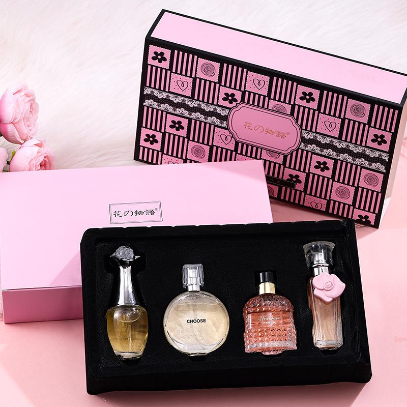 Ladies Perfume Four-piece Set True Me Encounter Lasting Fragrance Gift Box Gift for Women