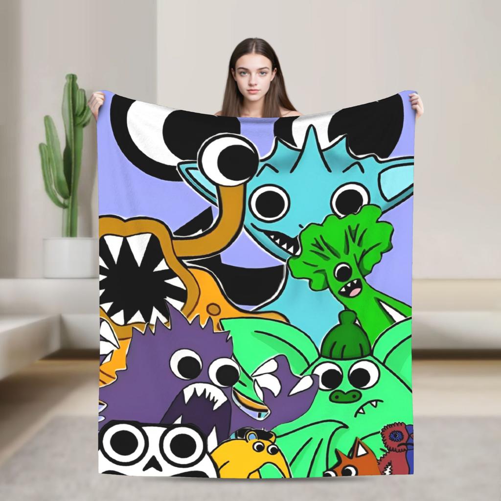 Coperta Giardino di Banban Gioco Horror Coperta Flanella da Picnic per Soggiorno Super Morbida Copriletto di Qualità Regalo