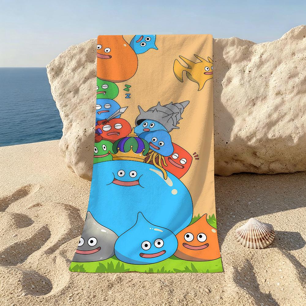 Cartoon Slime D-dragon Quest Children Towel For Beaches Yoga Studios Gyms Hot Springs Swimming Pools And Picnics
