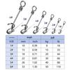 Stainless Steel Fish Clip: Strong Lure Connector with Quick Pin and Enhanced Strength for Sea Fishing.