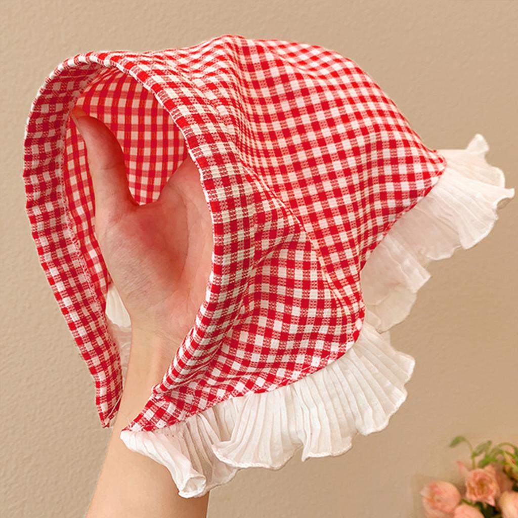 Summer Lace Triangle Headscarf Woman Headwear Fashion Square Scarf Headband Hair Accessories Sweet Turban Cap Girl Court Bonnet
