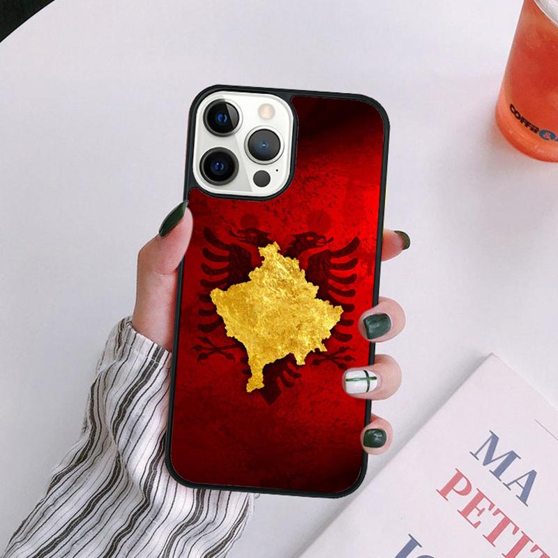 

Albanian Flag Eagle Phone Case For iPhone 17 Air Plus Max Cover Shell for iPhone 17 Air 16 15 14 13 12 Pro Max iPhone 14