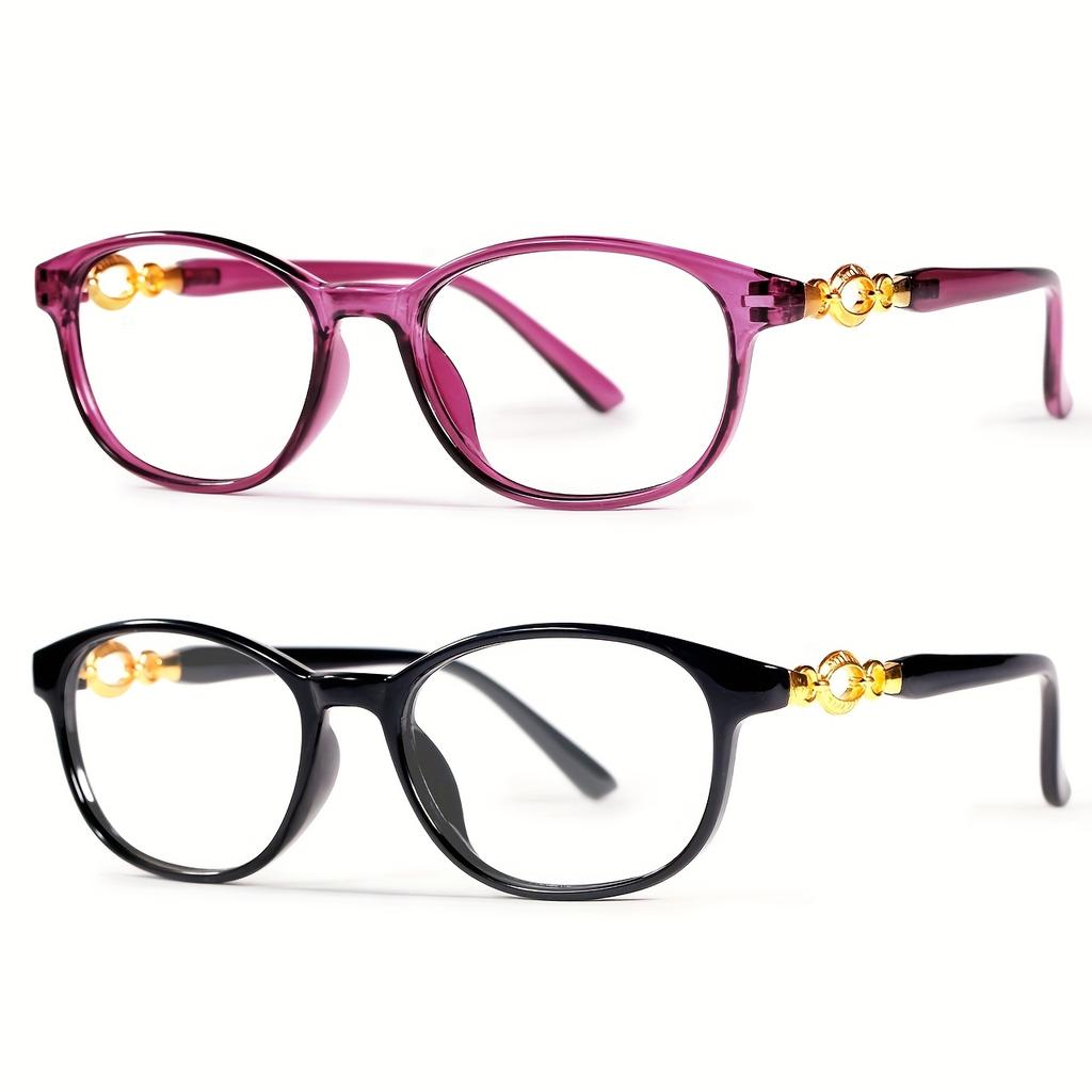 1PC New 3 In 1 Progressive Multifocal Reading Glasses Women Anti-blue Eyeglasses Easy To Look Far and Near +1.0 To +3.0