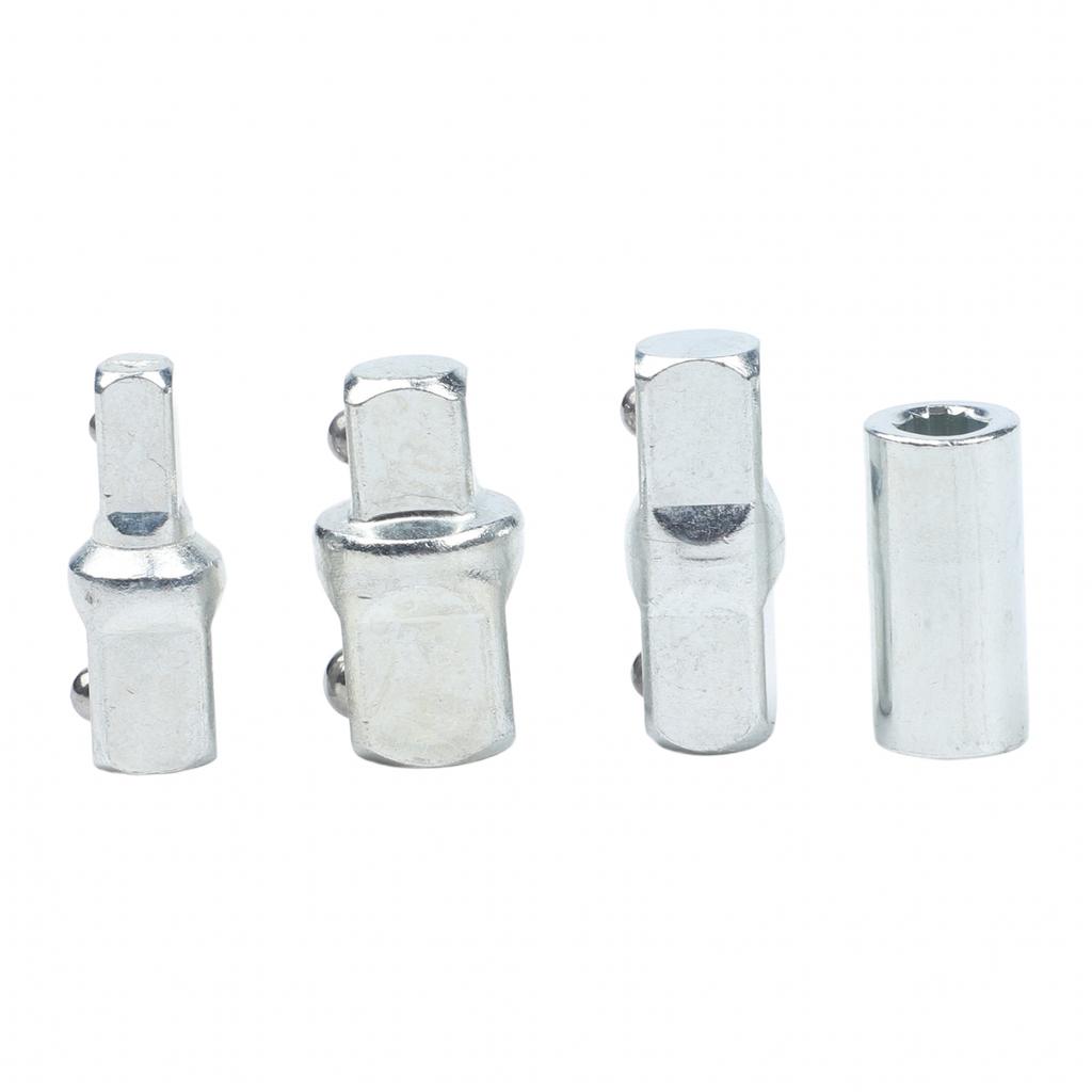 Chrome Vanadium Alloy Steel Ratchet Wrench Adapter Socket Converter Set
