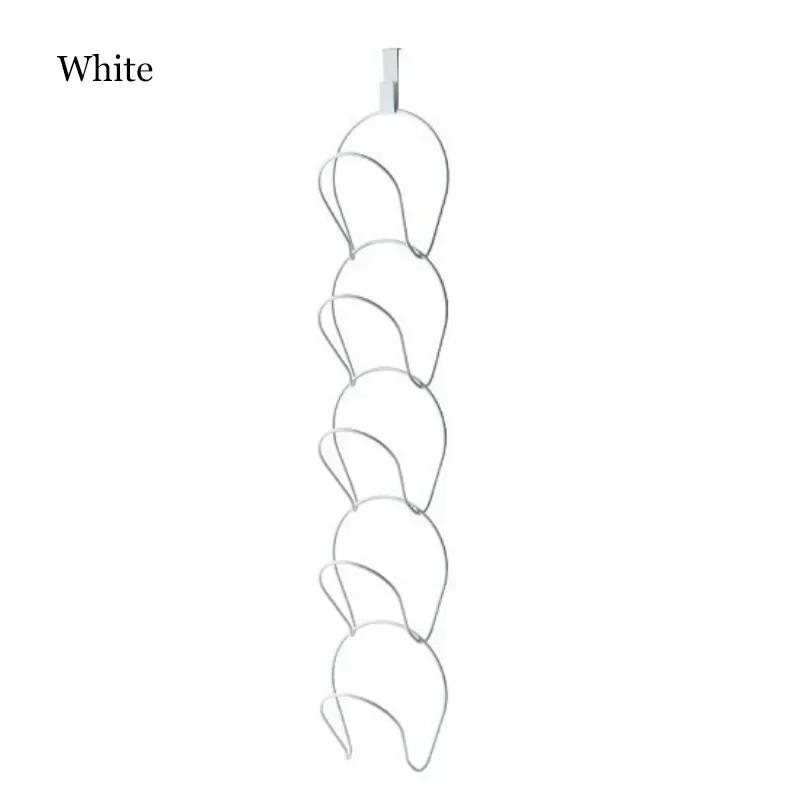 5 Hooks Storage Rack Hat Rack Hook Scarf Bag Baseball Cap Rack Organizer Storage Door Hanger Storage for Closet Bedroom