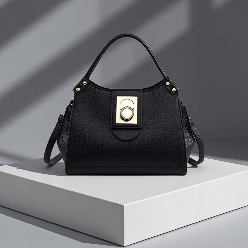 Handbag, New Fashionable Women's Bag, High-end Feel, Large Capacity Commuting Bag, Simple Single Shoulder Crossbody Tote Bag
