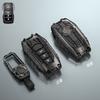 For Toyota Mark X Corolla RAV-4 Prado Carola 2 3 4 5Buttons Armor Design Galvanized Alloy Silicone Splicing Car Key Cover Case