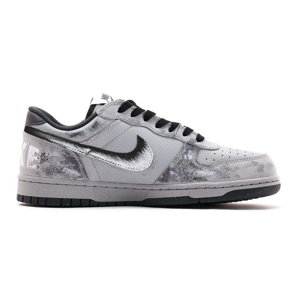 Nike Big Charcoal Meteorite Star Breathable And Slip Resistant Low Top Skateboard Shoes Men's Meteorite Gray 355152-017(Team717-)