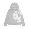 Mens Hooded Pullover Sweatshirt Cotton Floral Print Casual Streetwear
