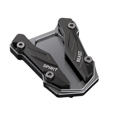 Cocoriko Motorcycle Side Stand Plate Aluminum Alloy for YAMAHA YZF-R3 MT-03 YZF-R25 MT-25 (Black)