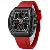 Fashion Trend Men's Watch Large Dial Waterproof Alarm Clock Silicone Electronic Watches Digital Multifunctional Men Watch