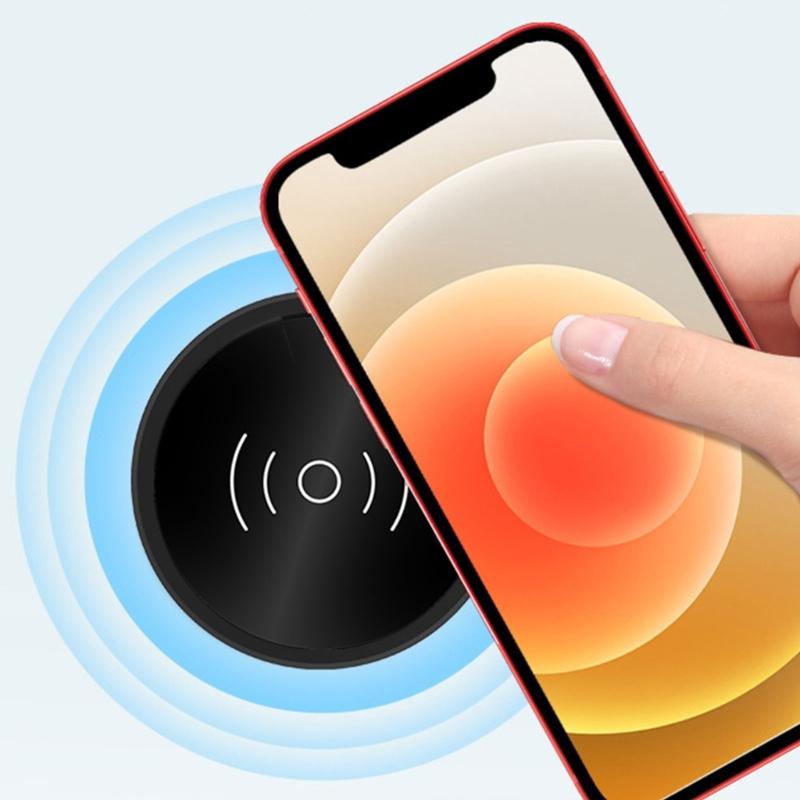15W Built in Desktop Wireless Charger Desktop Furniture Embedded Fast Wireless Charger Charging Adapter For Phone 15