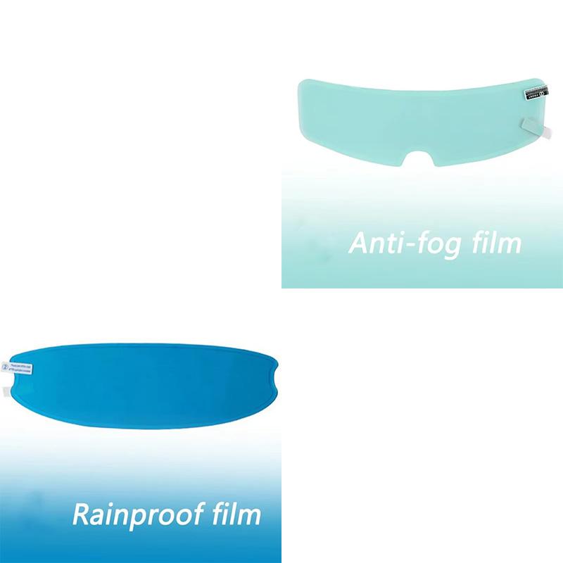 1/2pc Moto Helmet Anti-fog Film Rainproof Visor Helmet Membrane Universal Motorcycle Electric Helmet Waterproof Anti-fog GogglesSpeed Sensors 6