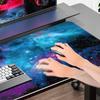Mydours 100x60cm Mouse Larger Galaxy Table Definition Galaxy Textile Surface and Grippy Rubber Oversized Mouse Pad for Gamers Who Want To Fully Cover