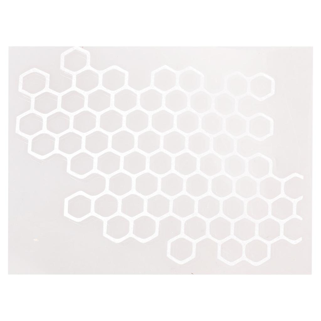 Samolepka na auto s voštinou se šestiúhelníkovým vzorem Samolepicí obtisky z PVC pro boční samolepky na auto/nákladní motor