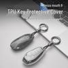 Denza D9 TPU Transparent Car Key Cover - Anti-Fall Protective Shell Accessory