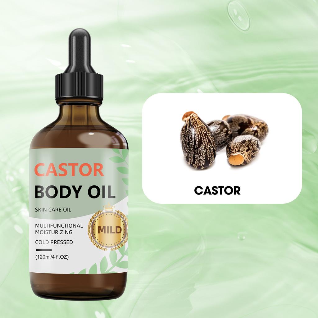 Castor Care Oil Face And Body Care Oil Care Uniform Skin 120ml