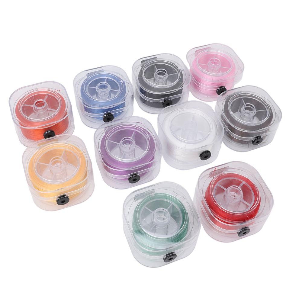 10Pcs Flat elastic design Flat Elastic String Jewelry Making Cord  Handmade ornament assembly